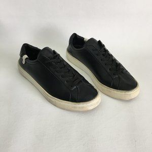 HOUSE OF FUTURE Black Leather Low Top Sneaker 8